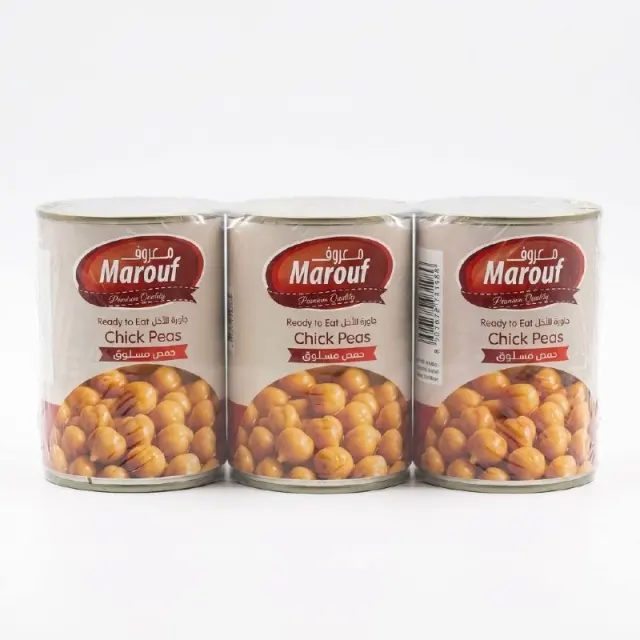 Marouf Ready to Eat Chick Peas 3 x 400g