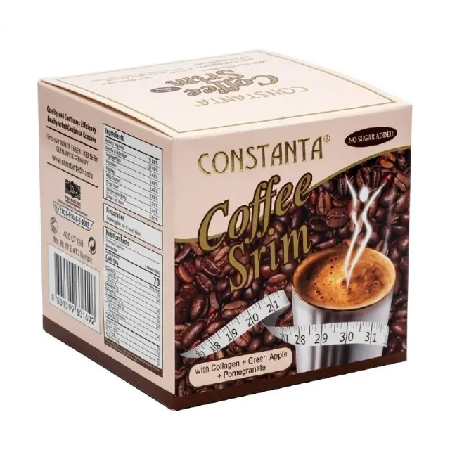CONSTANTA Coffeel Srim with Collagen Green Apple + Pomegranate 15g x 12 Sachets
