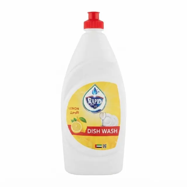 Rapid Shine Dish Wash Lemon 600ml