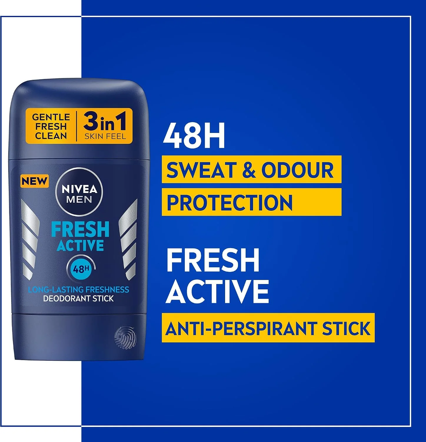 Nivea Men Fresh Active Quick Dry Deodorant Stick 50ml — image 2