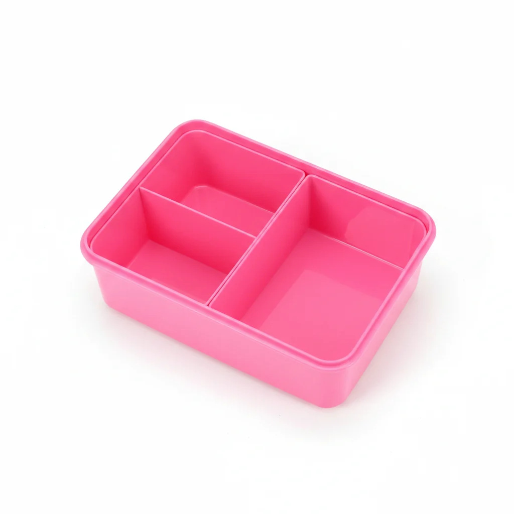 Hello Kitty Pink Plastic Lunch Box – 20×14cm — image 2