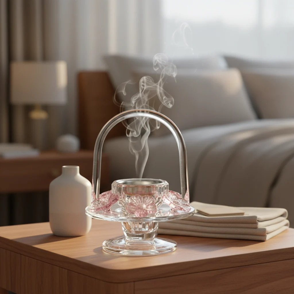 Glass Incense Burner - 15cm — image 3