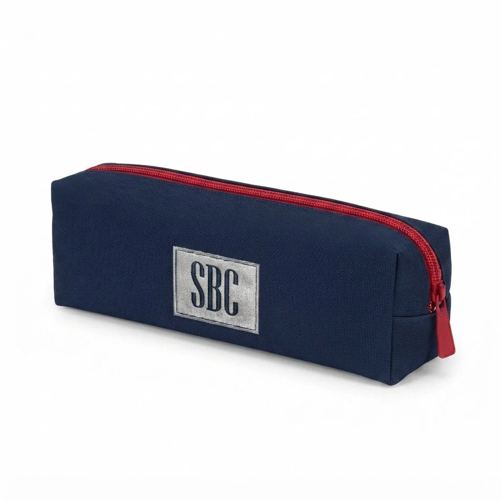 SBC Luxury 4-in-1 School Backpack Set 17" – Navy Blue & Red (Backpack + Lunch Bag + Water Bottle + Pencil Case) — image 3
