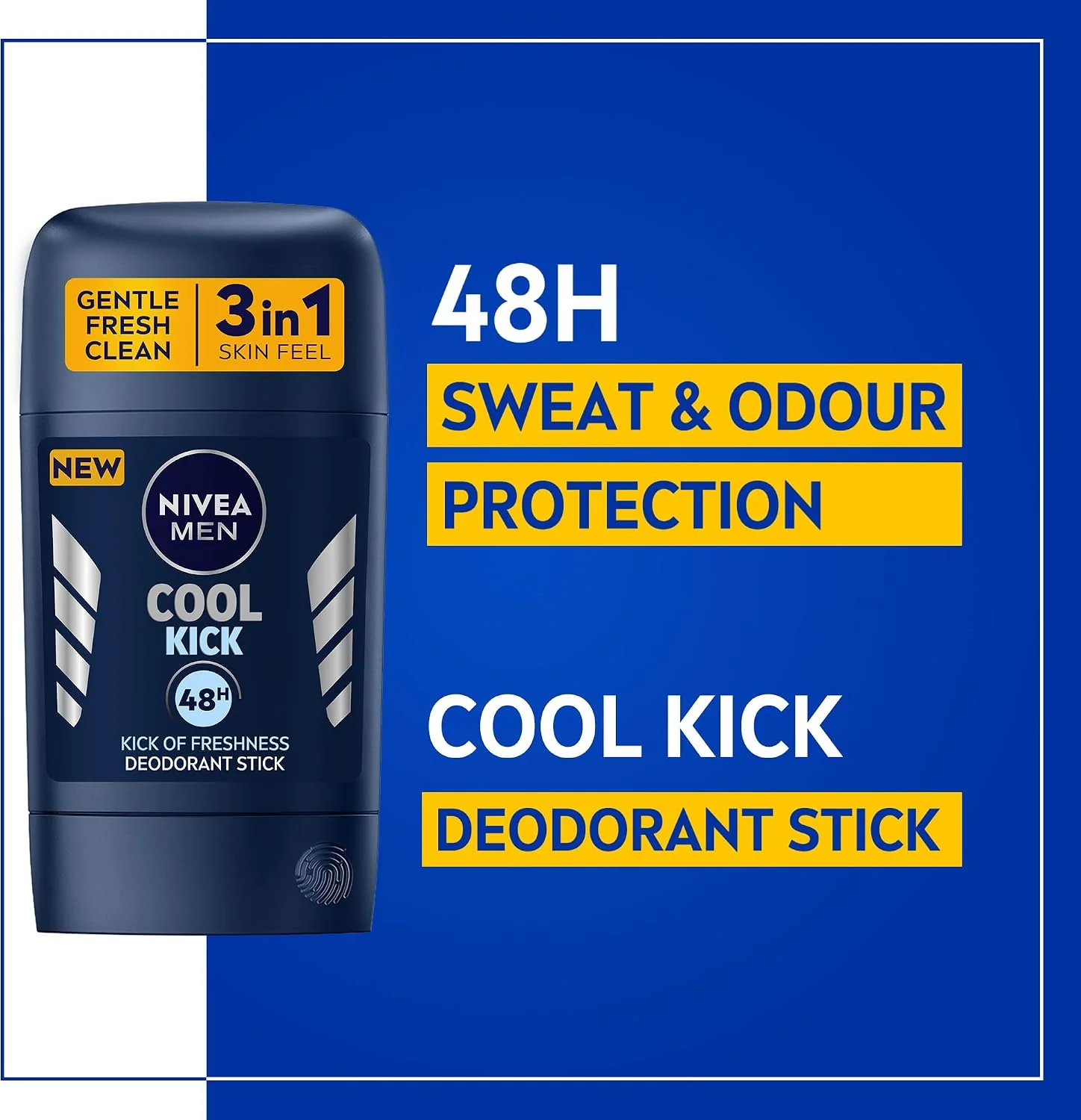 Nivea Men Cool Kick Deodorant Stick 50 ml — image 2