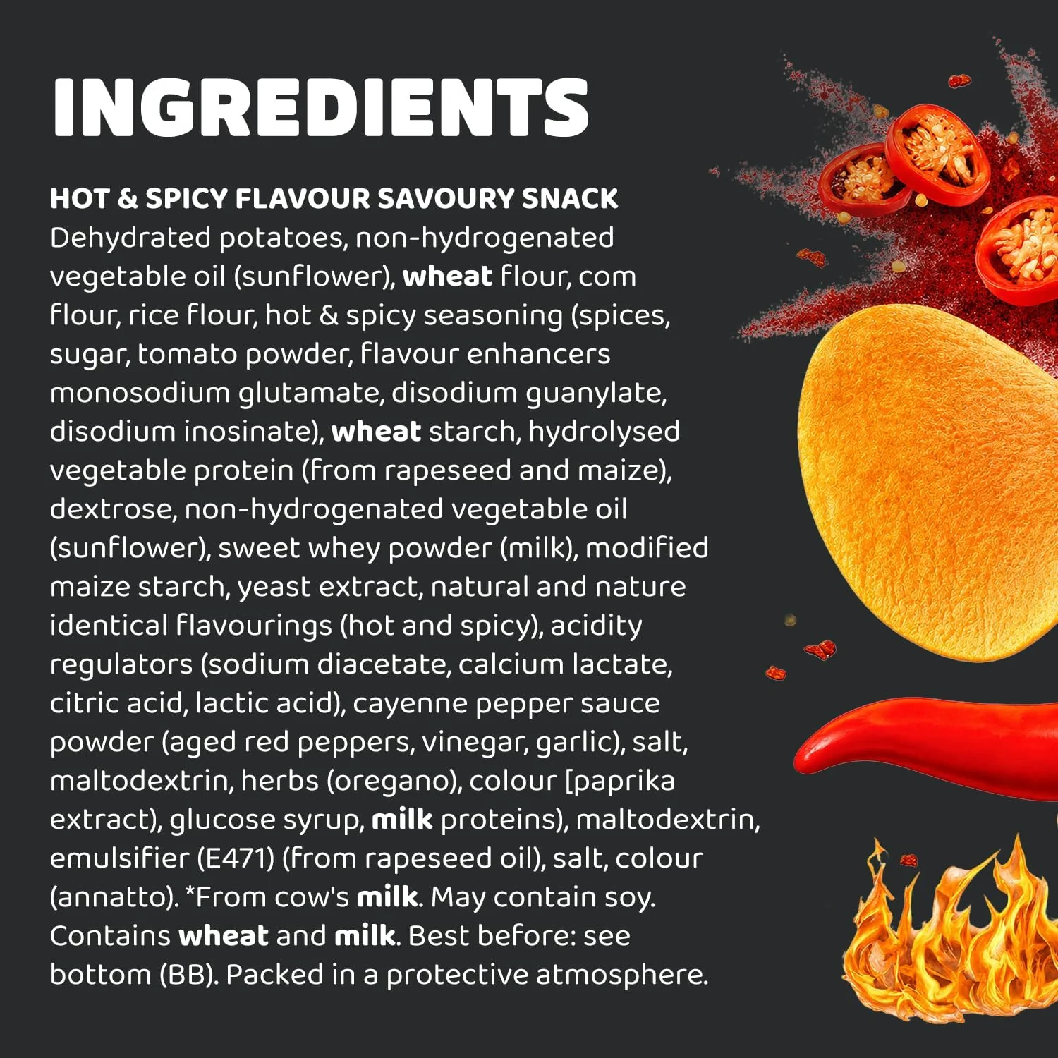Pringles بنكهة Hot & Spicy - رقائق بطاطس - 165gm — image 5