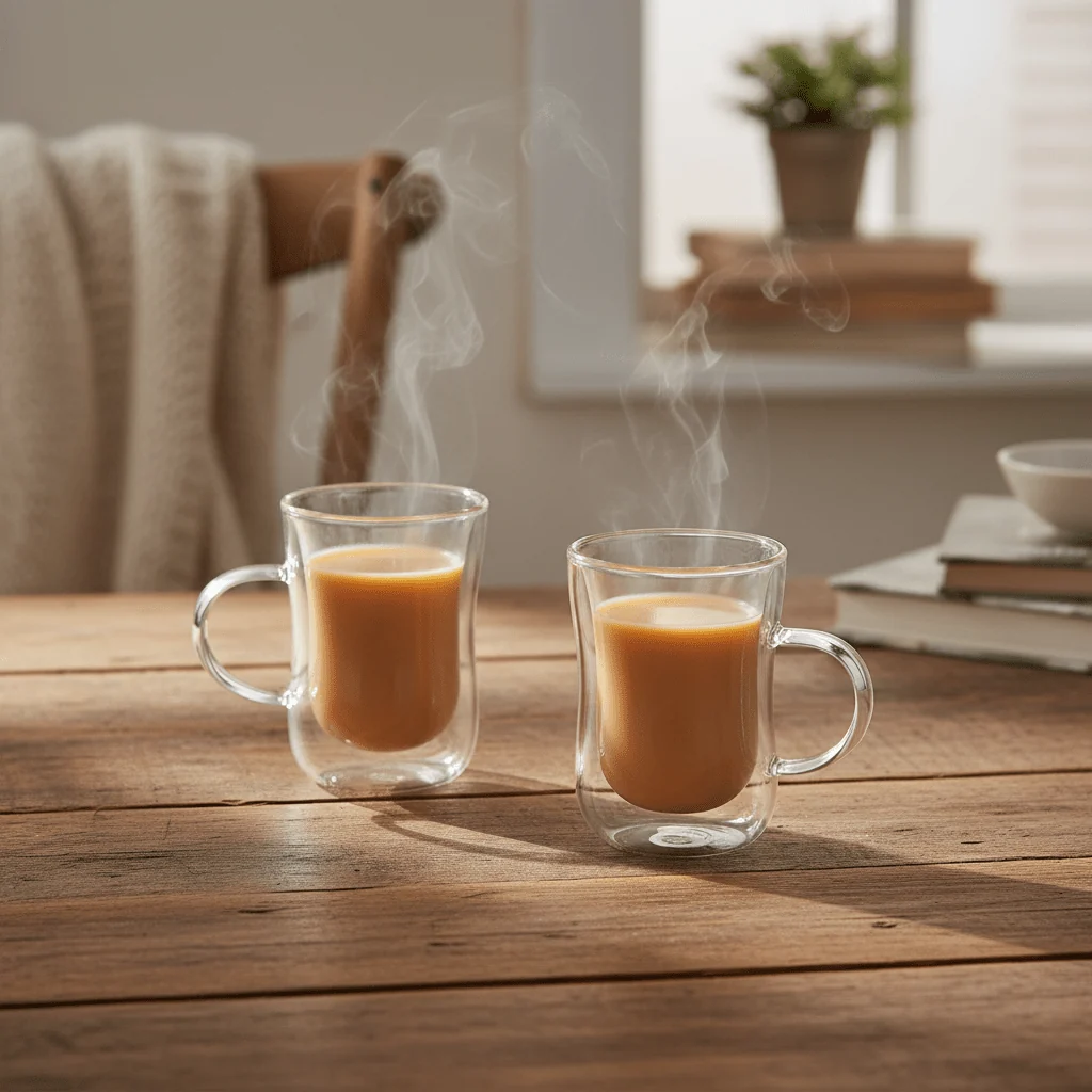 Cuisine Art Double Wall Glass Cups 100ml | Set of 2 — image 3