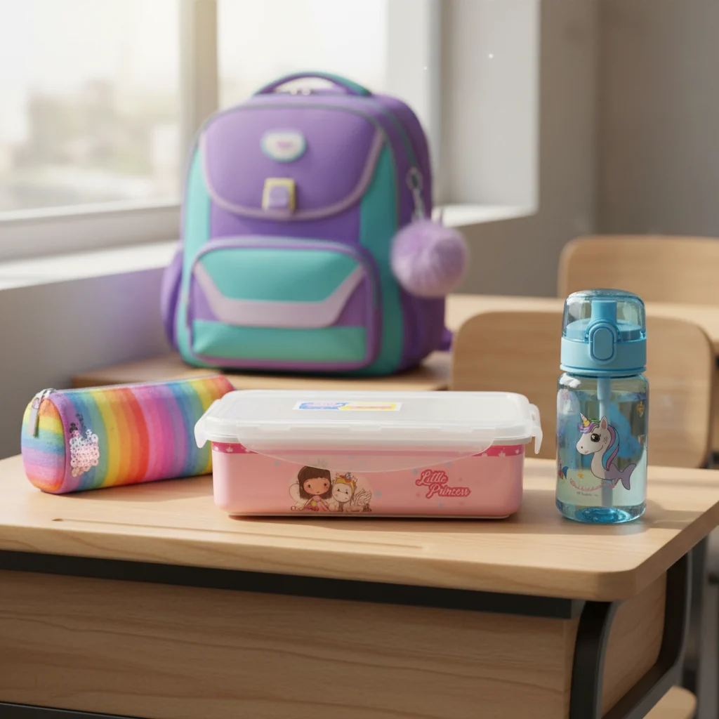 Servewell Little Princess Melamine Lunch Box - 950ml — image 3