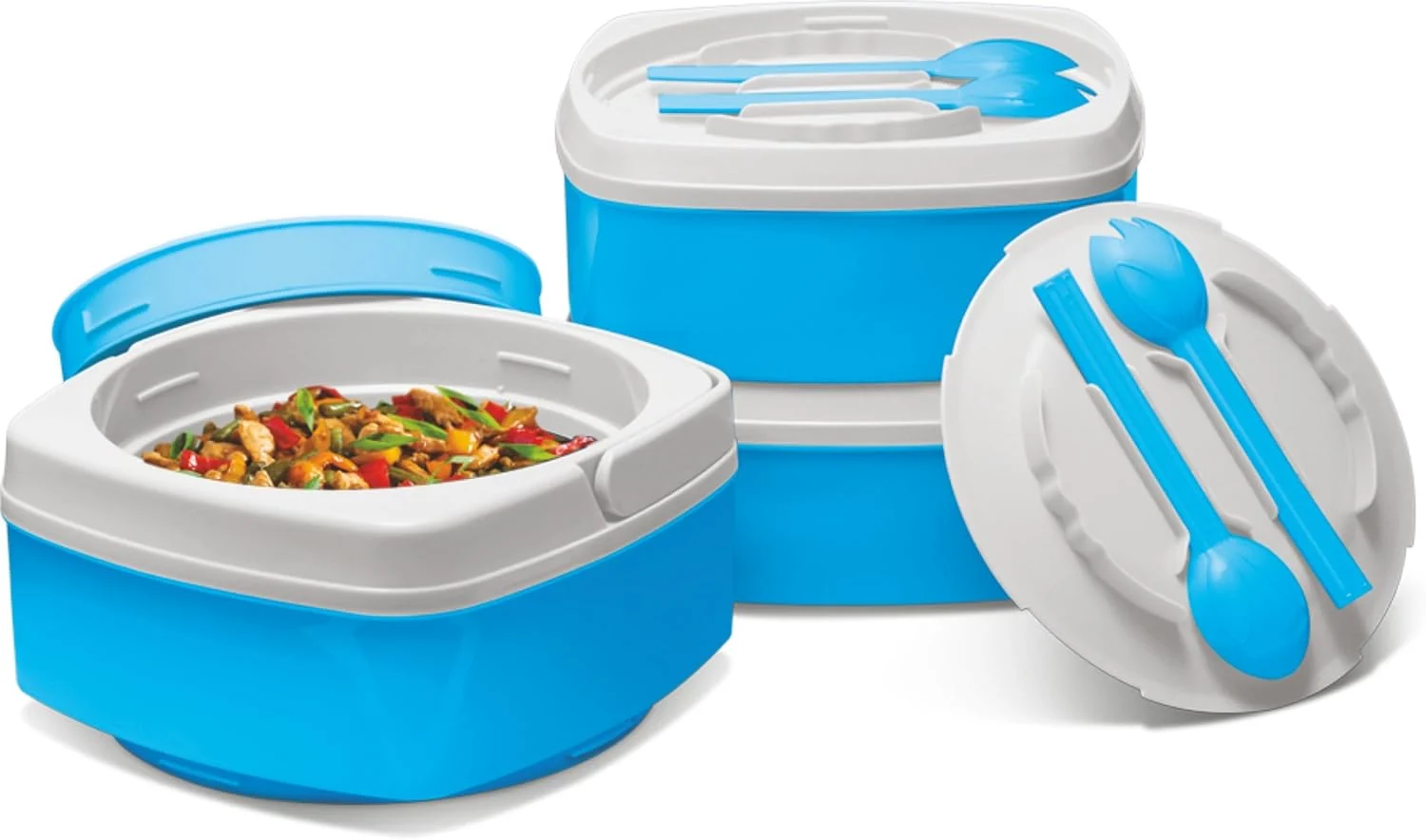 Milton Travel Mate 3-Tier Insulated Casserole Set, 4.5L Total (Assorted Colors) — image 5