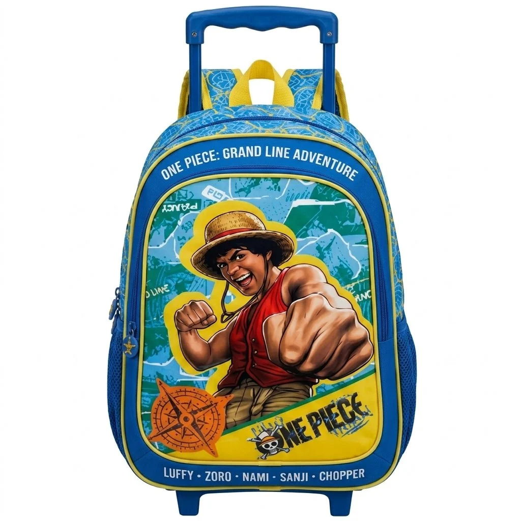 One Piece Grand Line Adventure 5-in-1 18" School Trolley Set — image 2