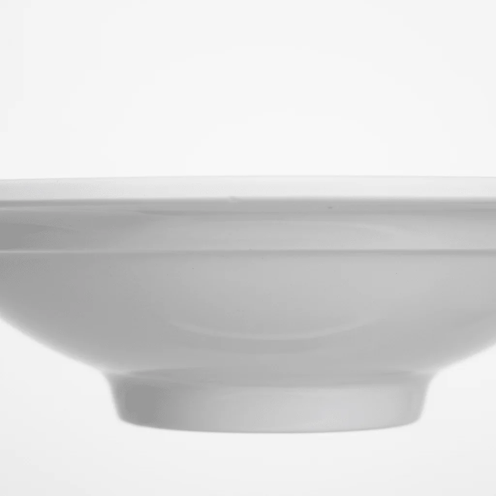 Dynasty Melamine Round Bowl – White – 13*3.5 cm — image 3