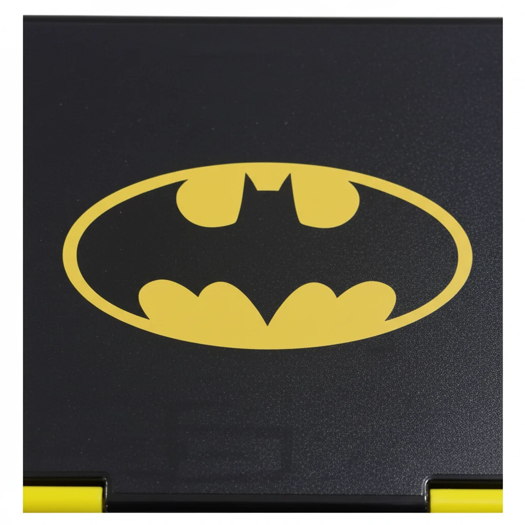 Black Batman Plastic Lunch Box - 710ml — image 2