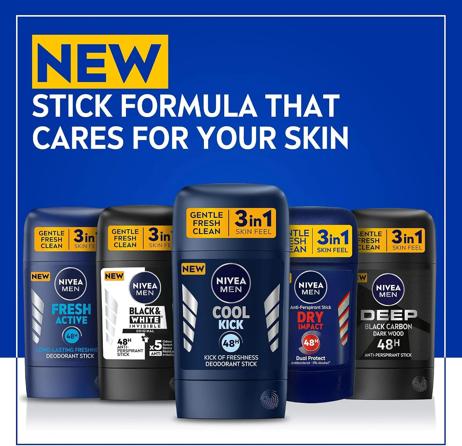 Nivea Men Cool Kick Deodorant Stick 50 ml — image 7