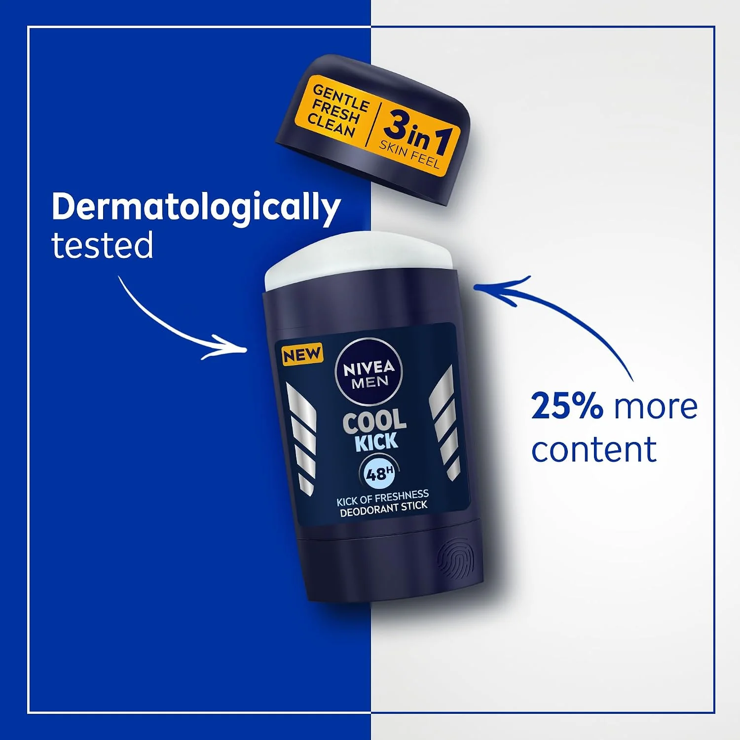 Nivea Men Cool Kick Deodorant Stick 50 ml — image 6