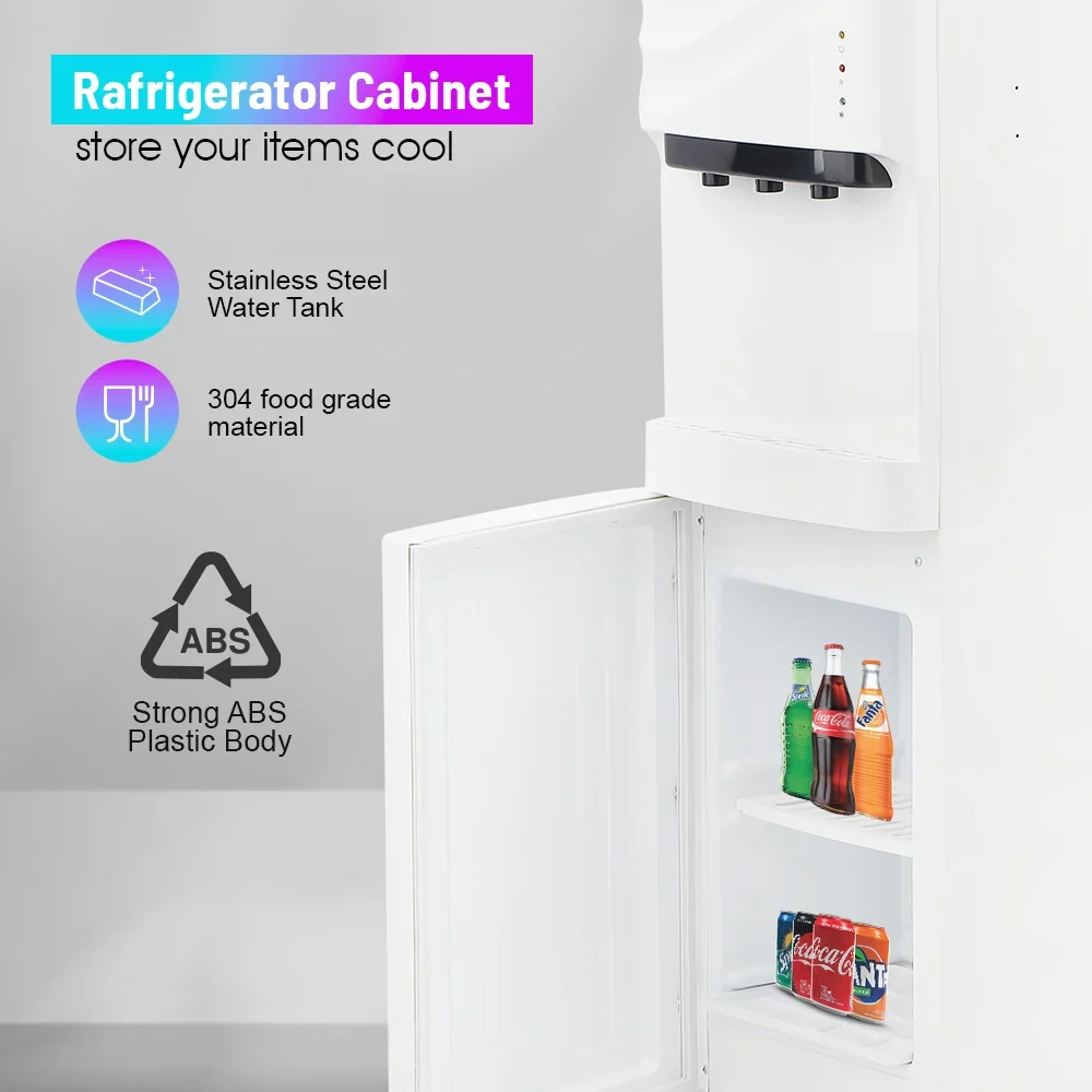 Geepas GWD8355NV Water Dispenser with Refrigerator — image 4