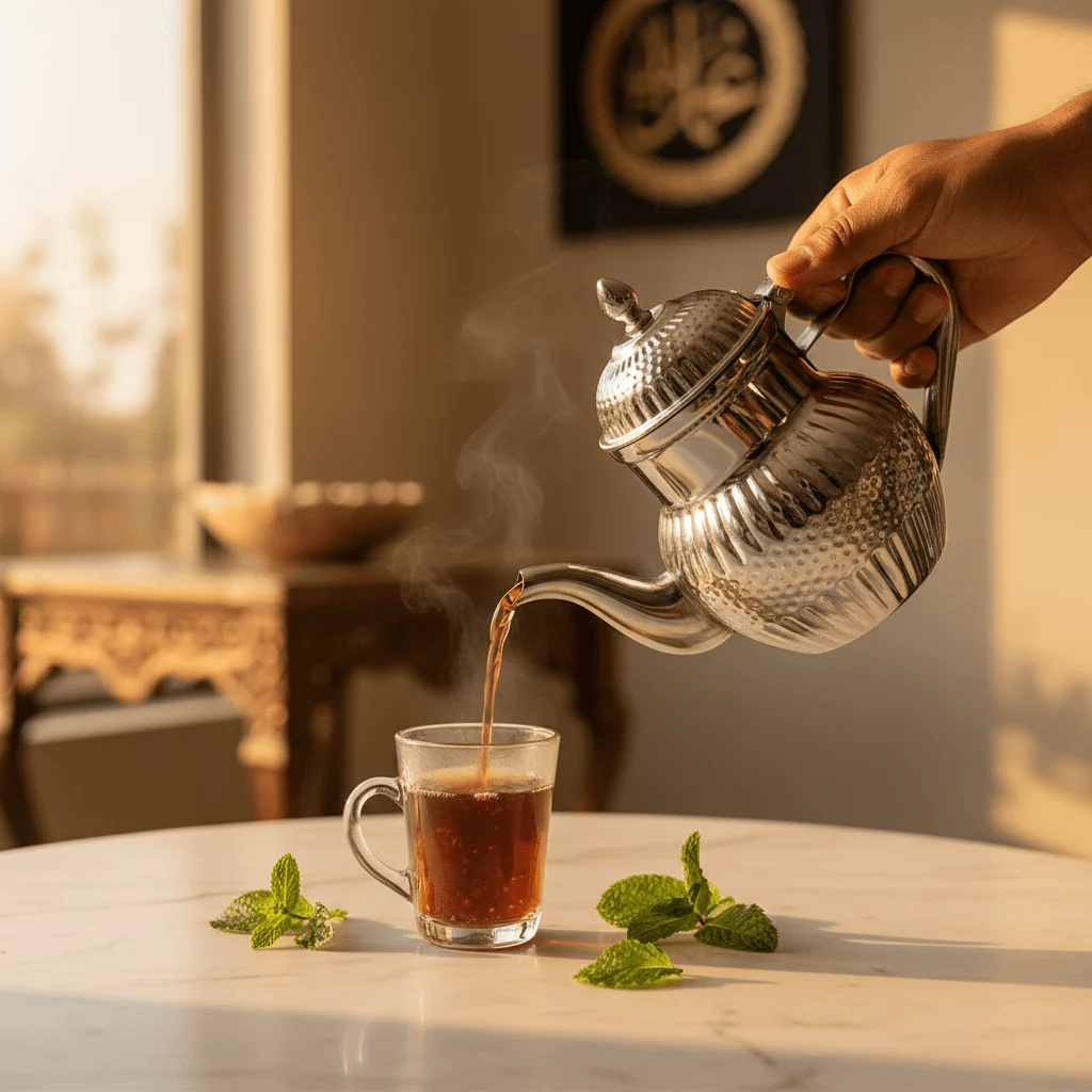 Royalford Silver Stainless Steel Arabic Tea Kettle 600ml / 1000ml – Mirror-Polished Ornate Design | Traditional Dallah Style | Ideal for Home, Majlis & Hospitality Gifting — image 2