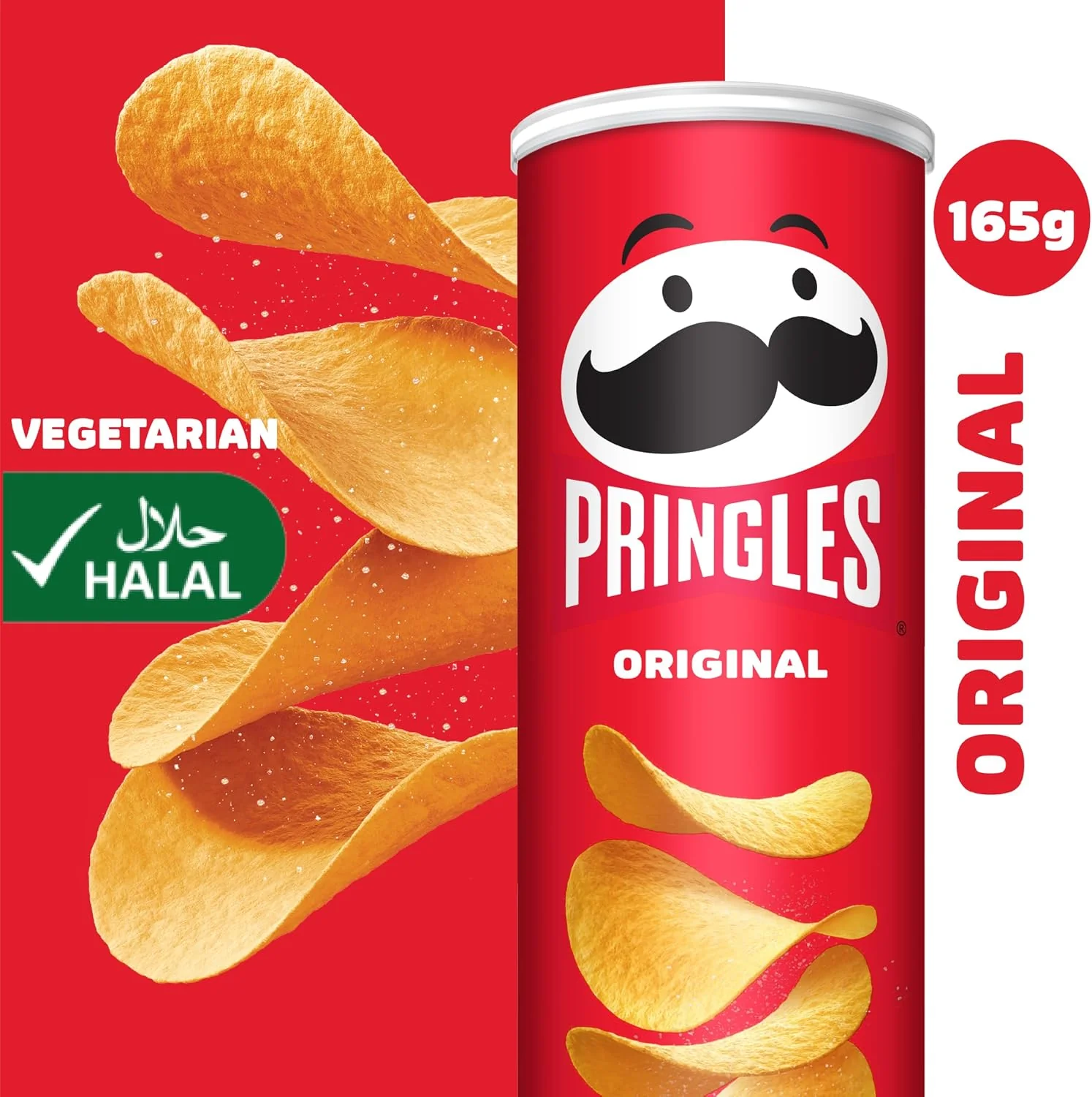 Pringles نكهة الأصلية - رقائق بطاطس - 165gm — image 4