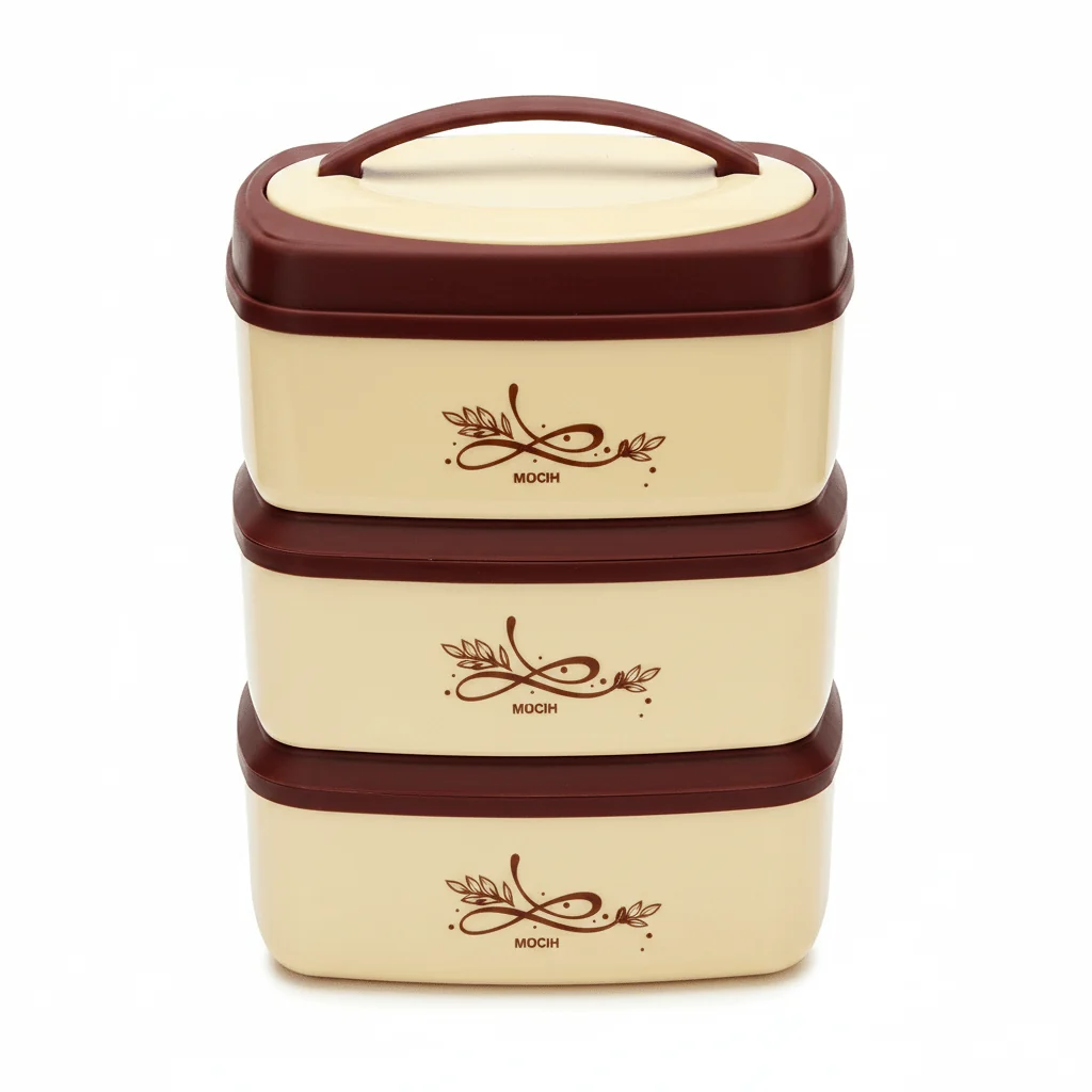 Milton Travel Mate 3-Tier Insulated Casserole Set, 4.5L Total (Assorted Colors) — image 1