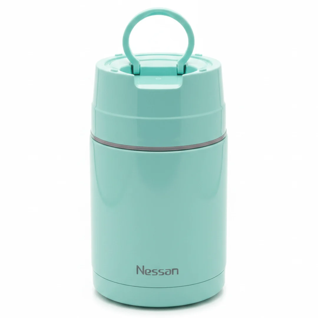 Nessan Double Wall Stainless Steel Vacuum Insulated Lunch Box 1000ml — image 1