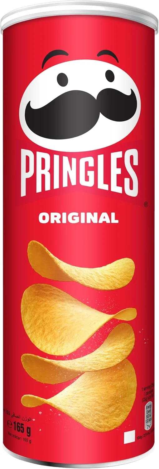 Pringles نكهة الأصلية - رقائق بطاطس - 165gm — image 1