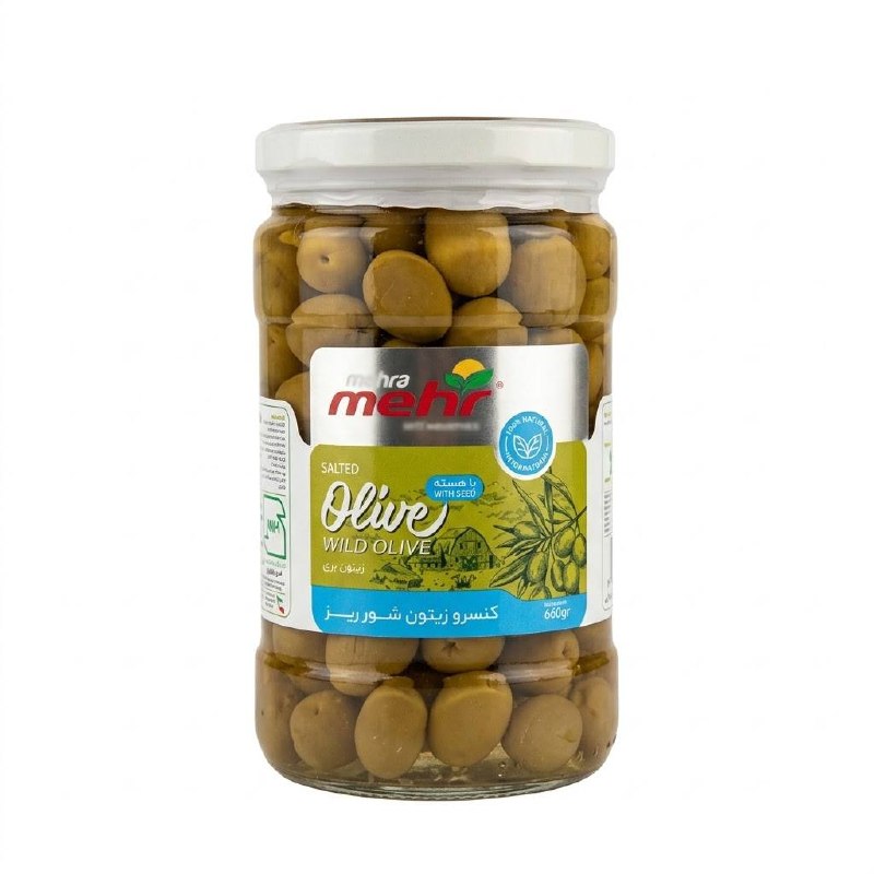 Mehr Salted Wild Olives With Seed, 660g — image 1