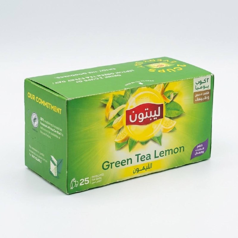 Lipton شاي أخضر بالليمون 25 كيس شاي — image 1