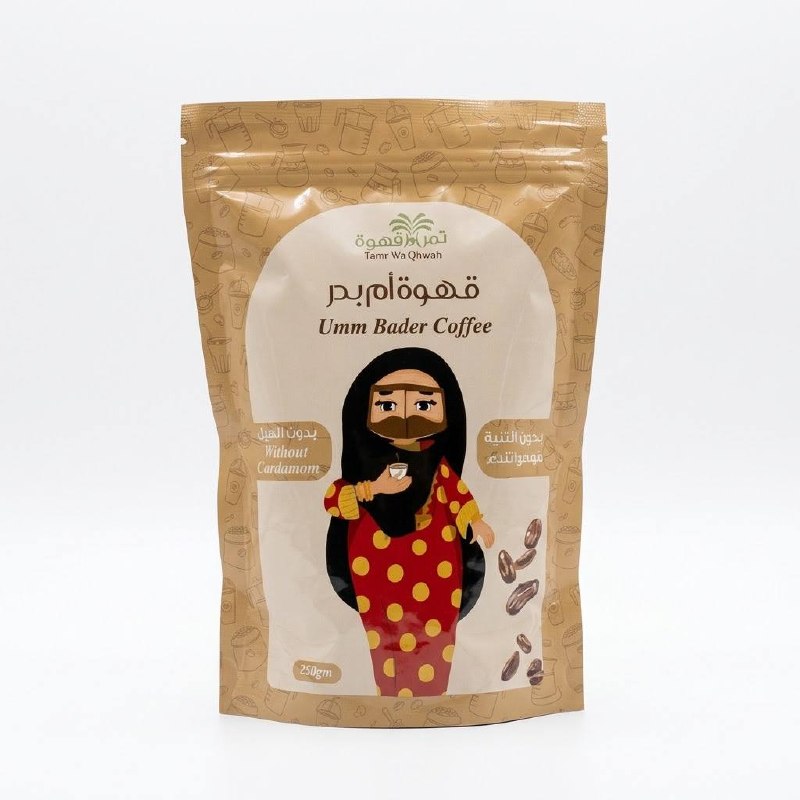 قهوة أم بدر بدون هيل 250g — image 1