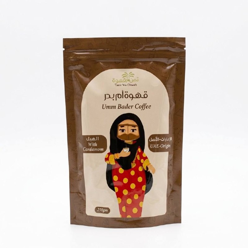 Umm Bader Coffee with Cardamom 250g — image 1