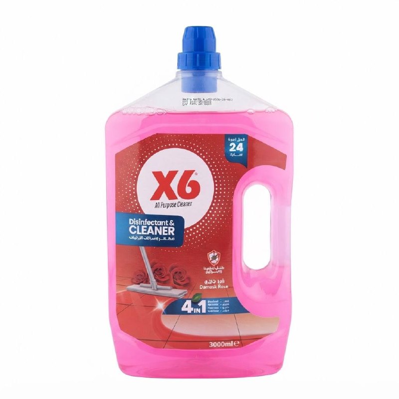X6 مطهر ومنظف Damask Rose 3L — image 1