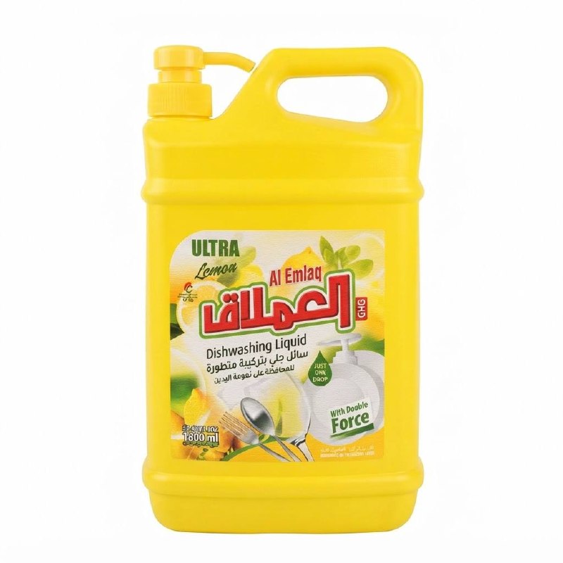 سائل غسيل الصحون Al Emlaq برائحة الليمون 1800ml — image 1