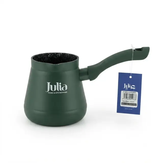 Julia Coffee Warmer Aluminium 400ml – Matte Green
