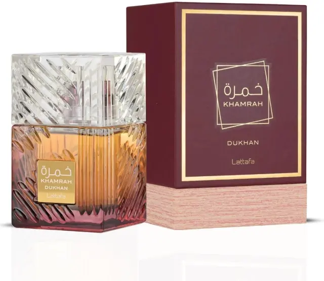 Lattafa Khamrah Dukhan Eau de Parfum 100ml – Smoky Sweet Oriental Luxury Fragrance