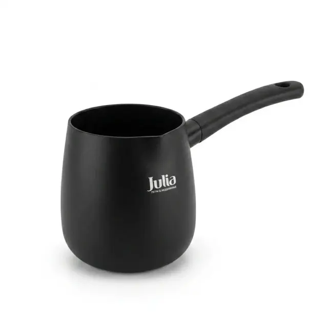 Julia Black Tec Milk Pot 10cm-Black- Titanium Non-Stick