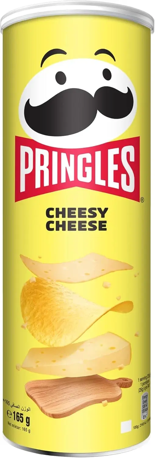 Pringles Cheesy Cheese Flavour - Potato Chips - 165gm