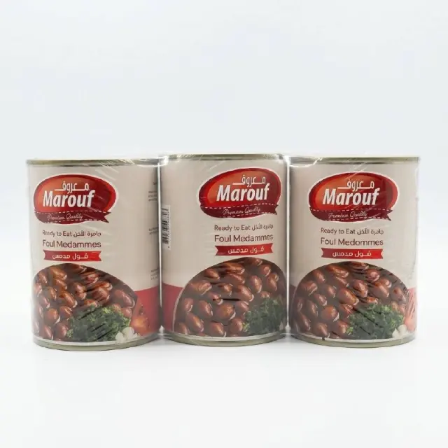 Marouf Foul Medammes Ready to Eat 3 x 400g