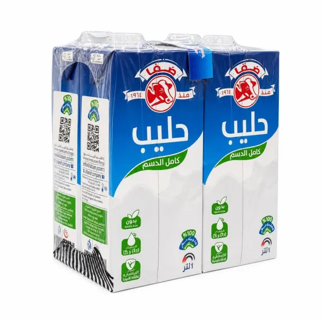 Safa UHT Full Cream Milk 4 x 1L