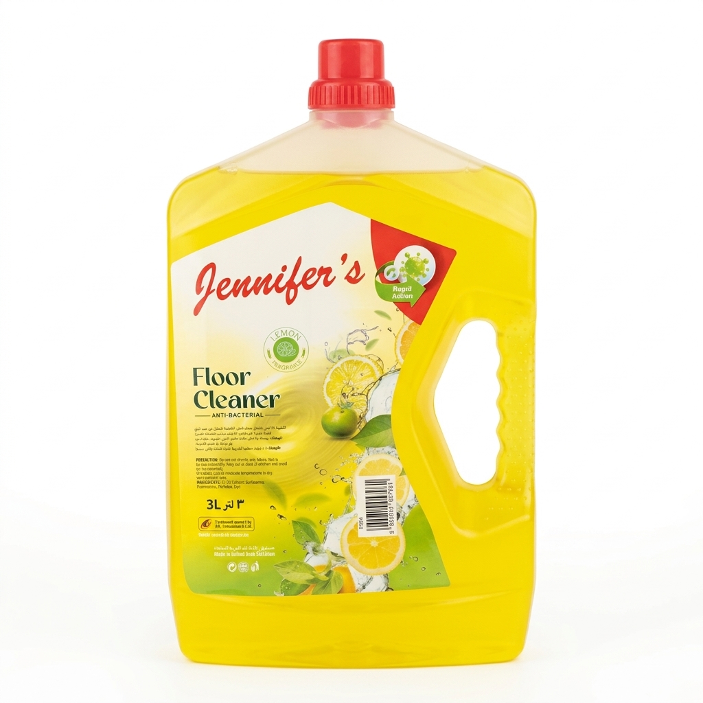 Jennifer’s Antibacterial Floor Cleaner – Lemon Fragrance, 3L — image 1