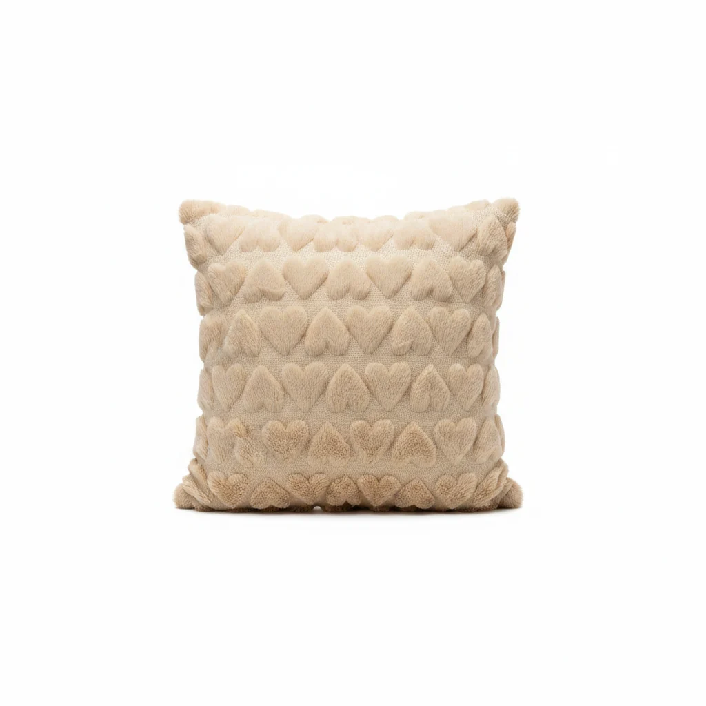 Evlen Soft Cushion –  40×40cm - Pink / Red / Green / Beige — image 7