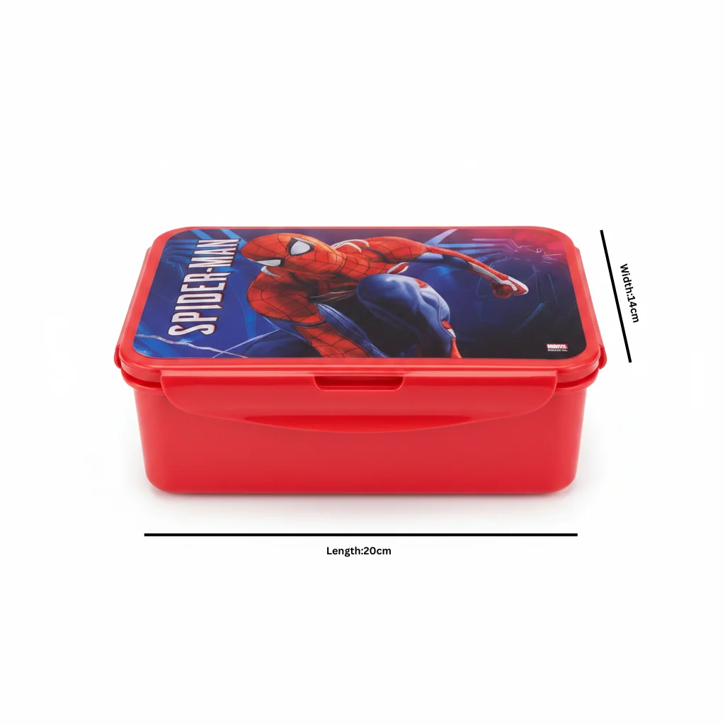 Spider-Man Red Plastic Kids Lunch Box - 20×14 cm — image 5