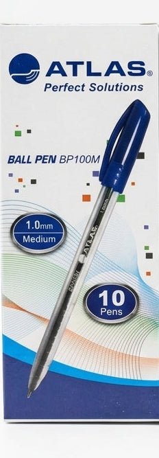 Atlas Ball Pen BP100M – 1.0mm Medium Point - Pack of 40 Pens (4 Boxes × 10) — image 2