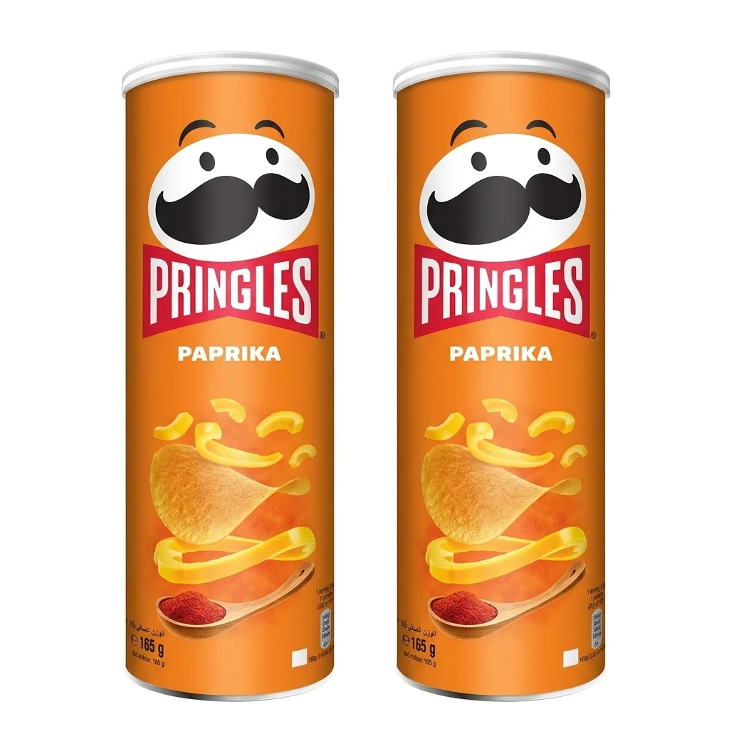 Pringles Paprika Flavour - Potato Chips - 165gm — image 8