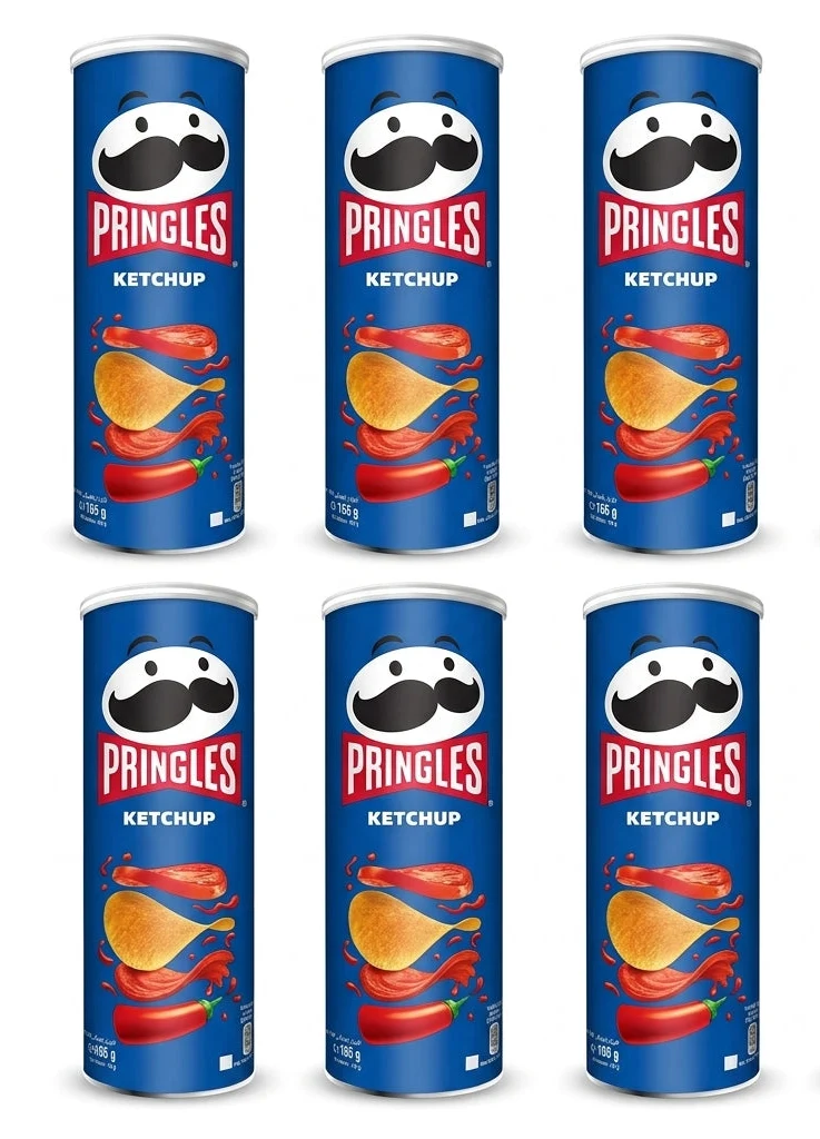 Pringles Ketchup Flavour - Potato Chips - 165gm — image 9