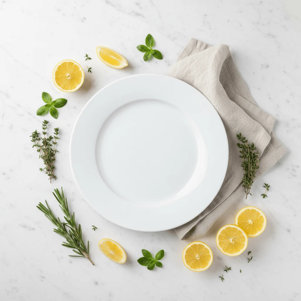 Wilmax Round White Porcelain Dinner Plate - 10 Inch — image 4