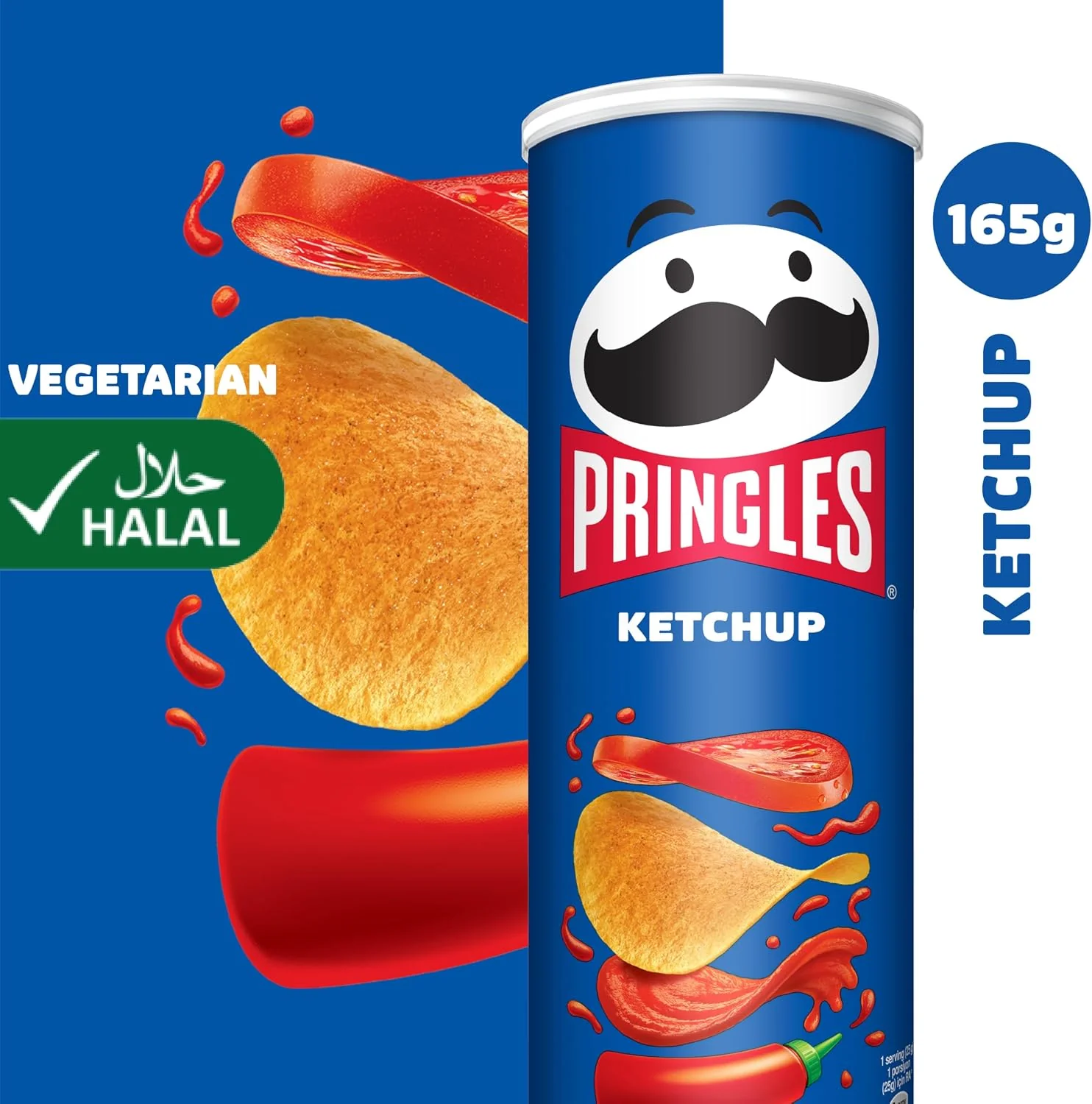 Pringles Ketchup Flavour - Potato Chips - 165gm — image 4