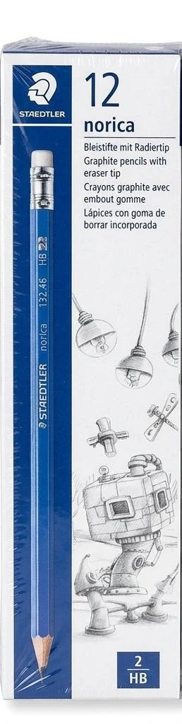 Staedtler Norica HB Graphite Pencils with Eraser Tip – Pack of 36 — image 4