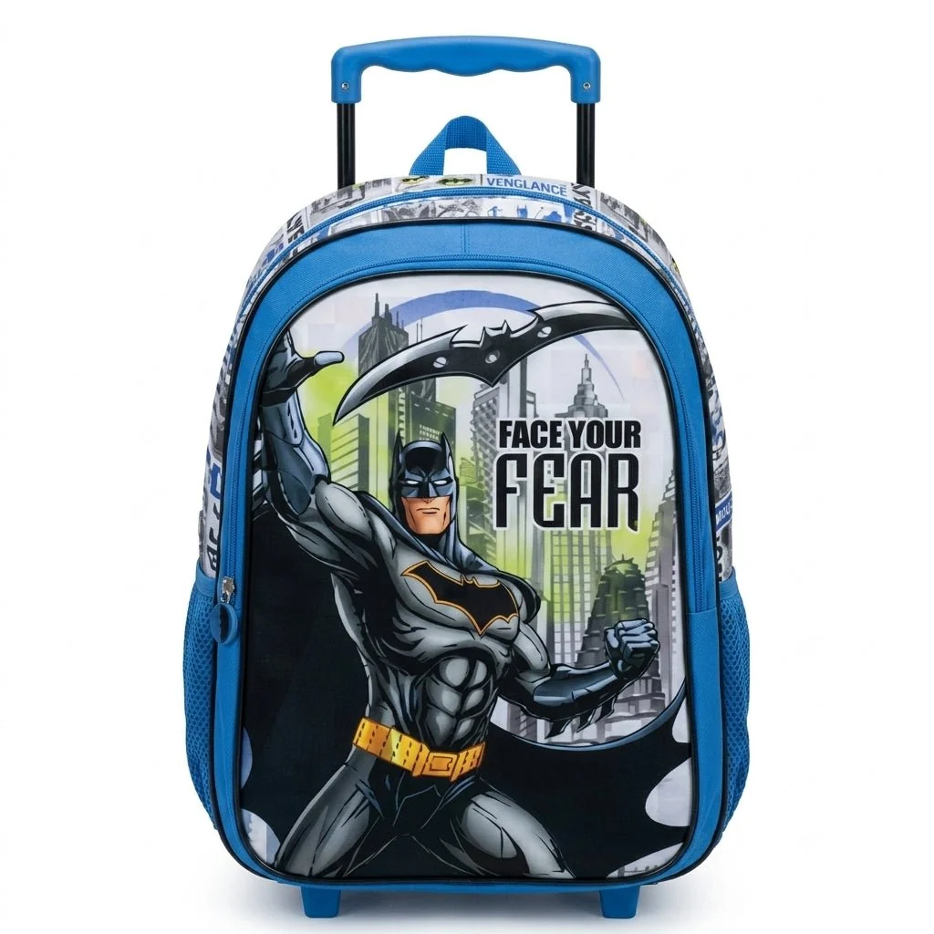 Batman "Face Your Fear" 5-in-1 18-Inch School Trolley Set — image 2