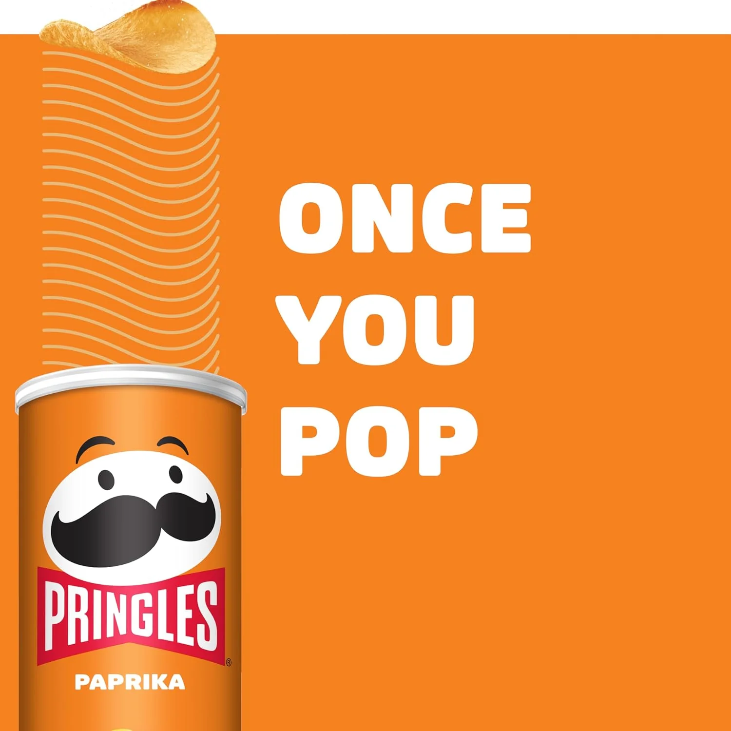 Pringles Paprika Flavour - Potato Chips - 165gm — image 5