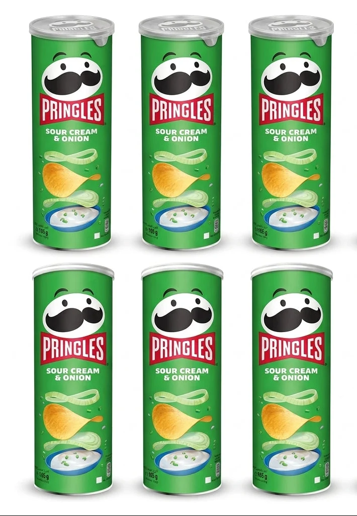 Pringles Sour Cream & Onion Flavour - Potato Chips - 165gm — image 9