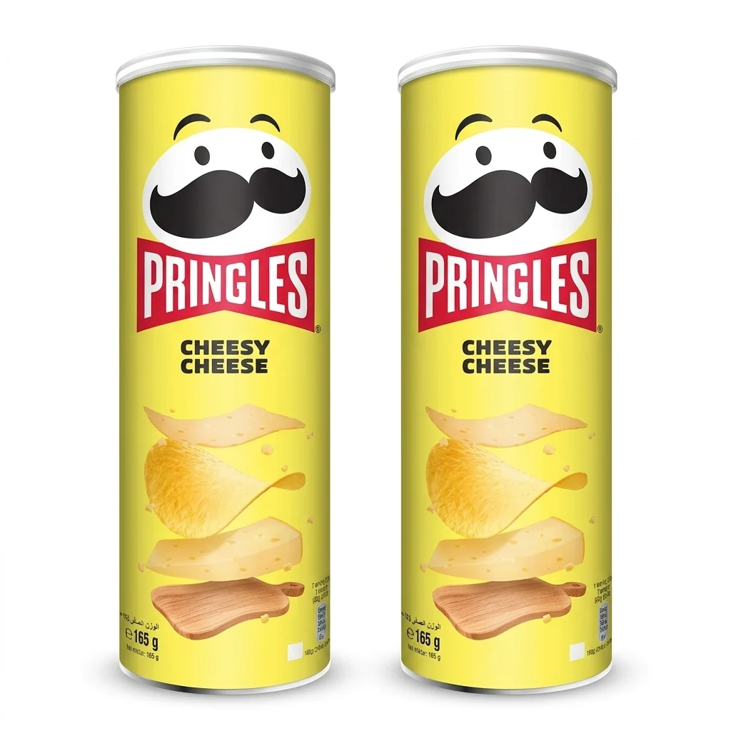 Pringles Cheesy Cheese Flavour - Potato Chips - 165gm — image 8