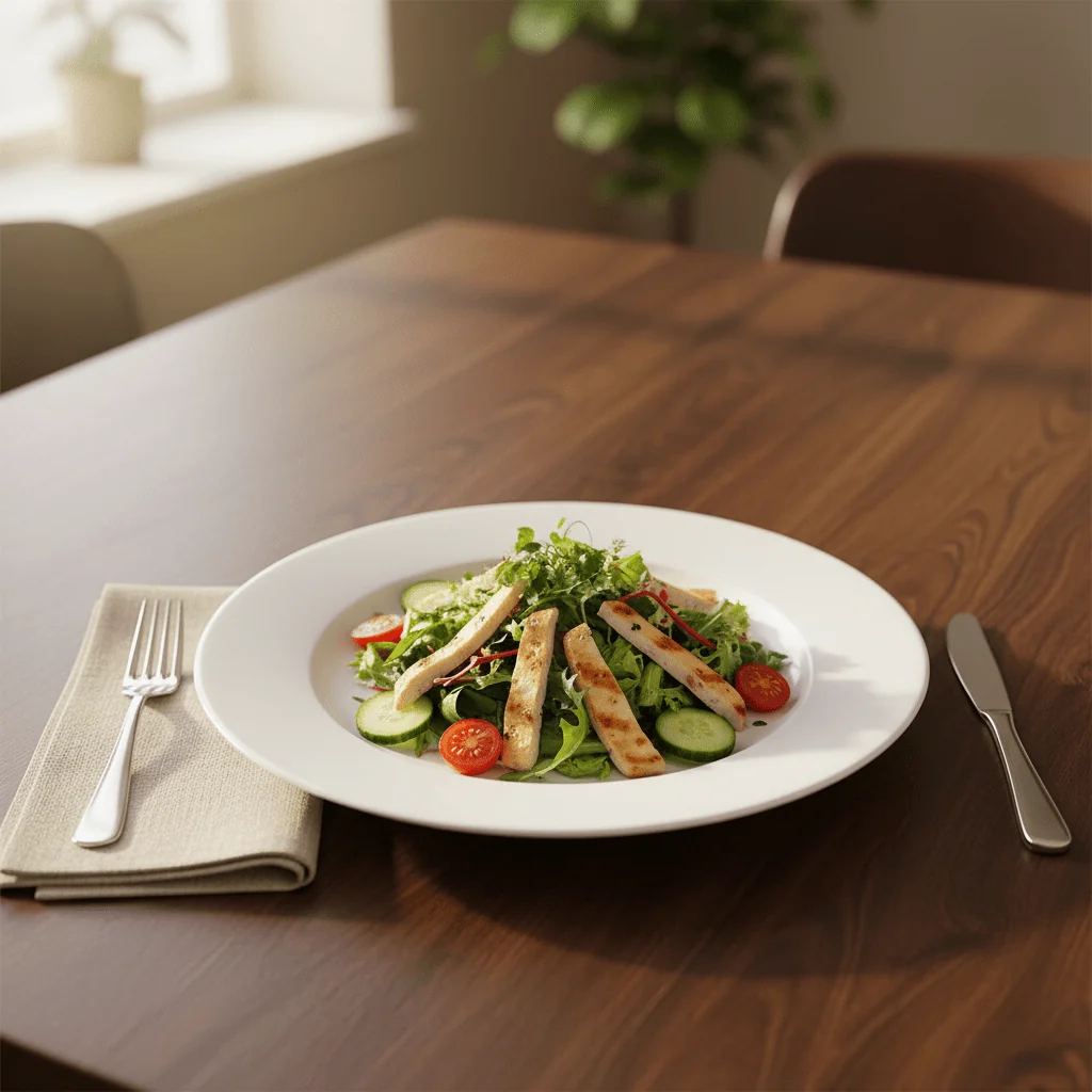 Wilmax Round White Porcelain Dinner Plate - 10 Inch — image 3