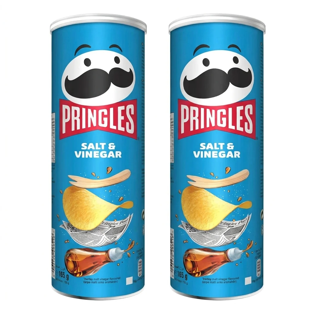 Pringles Salt & Vinegar Flavour - Potato Chips - 165gm — image 8